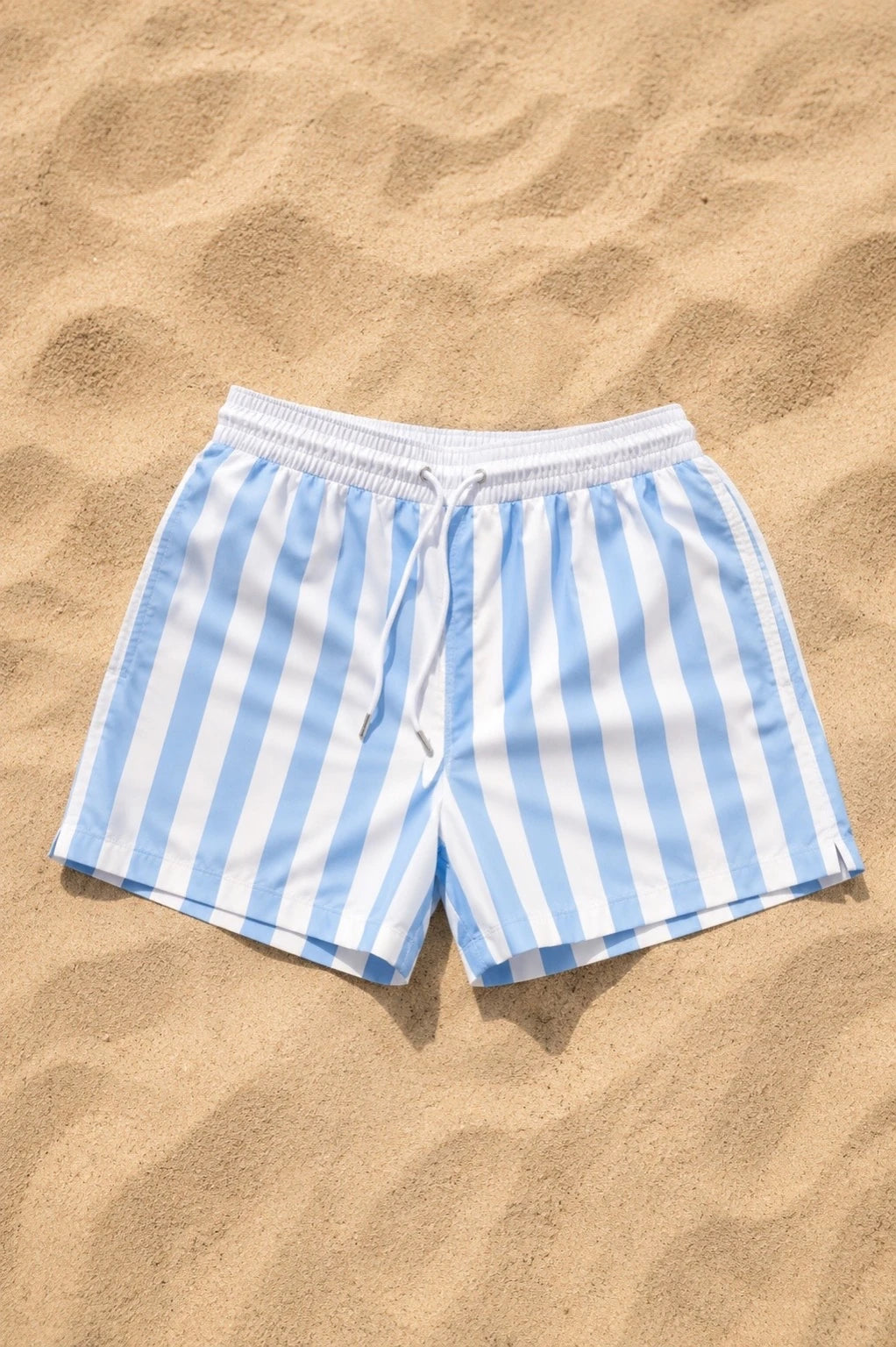 AZURE STRIPE SWIM SHORT